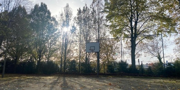 Foto huidige toestand speelterrein 't Doolhofke
